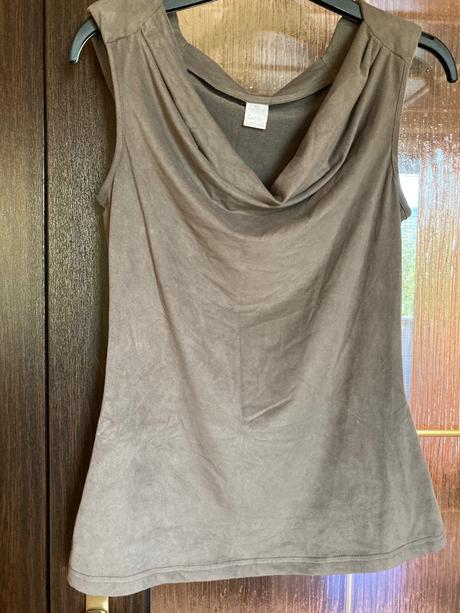 Top camaieu - vzhľad semiš kože, camaieu,36