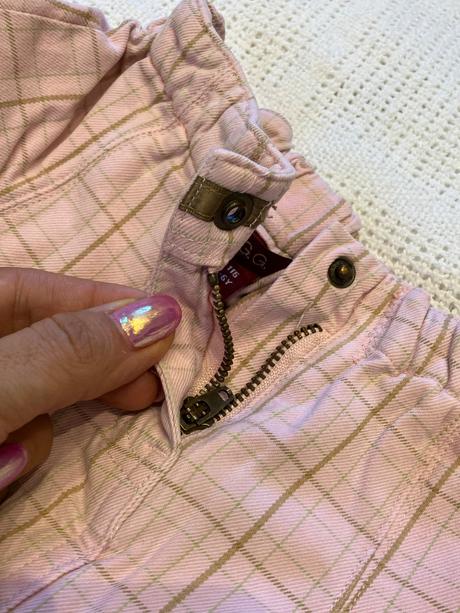 Dievčenská kockovaná skladaná sukňa h&m (5-6 r.), h&m,116