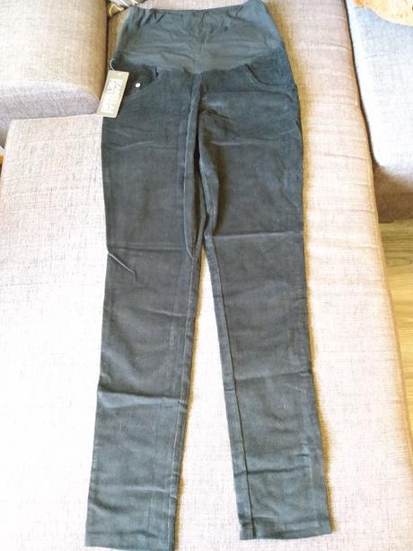 Tehotenské menčestrové nohavice, xs