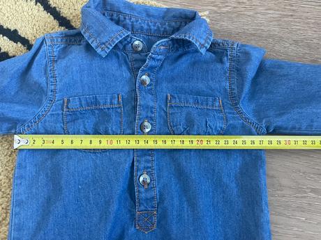 Košeľové riflové body, george,80