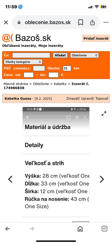 Kabelka guess, guess