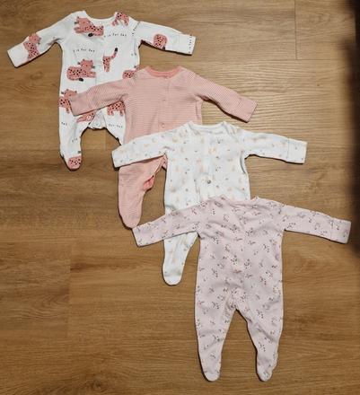 4x pyžamko f&f, veľ. 0 - 1 m, f&f,50