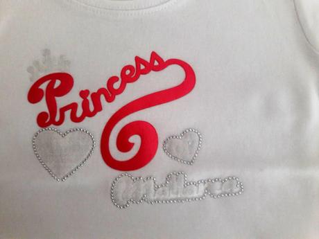 Vysokokvalitné bielučke tričko princess super stav, 128
