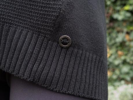 Olsen čierny bavlnený pulóver, 44