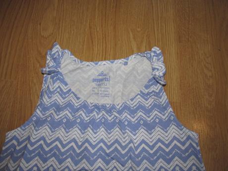 Modro biele tričko v. 146/152, pepperts,146