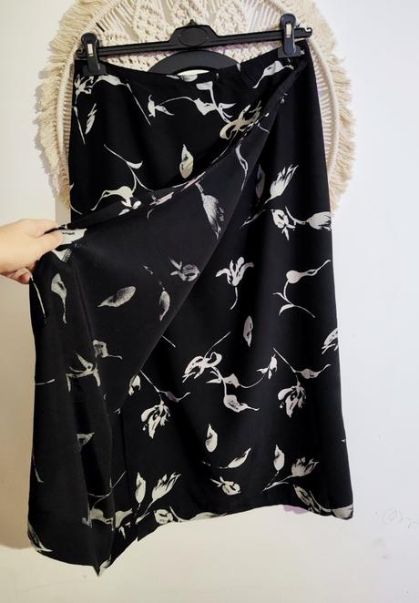 Zavinovačka maxi sukňa, l