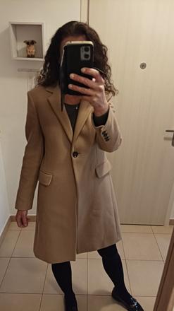 Krásny kabát zara manteco s, zara,m