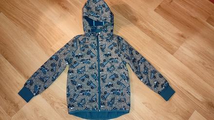 Softshellová vetrovka top stav, h&m,128