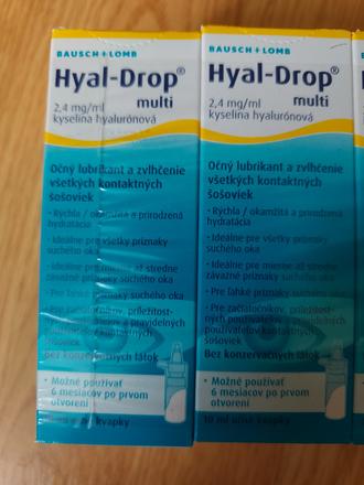 Očne kvapky hyal drop,