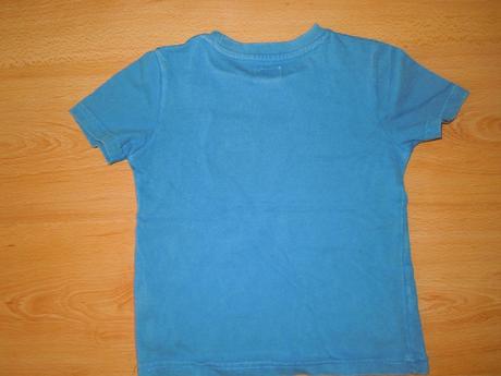 Tričko s kapuckou + modré tričko, marks & spencer,98