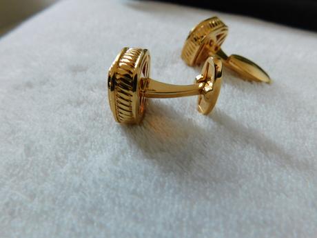 Manzetove gombiky s jantarom, 