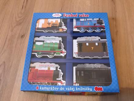 Knižky farebné rušne tomáš a kamaráti, 