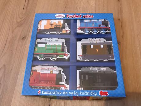 Knižky farebné rušne tomáš a kamaráti, 