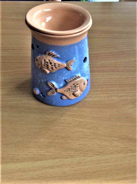 Keramická vonná lampa,