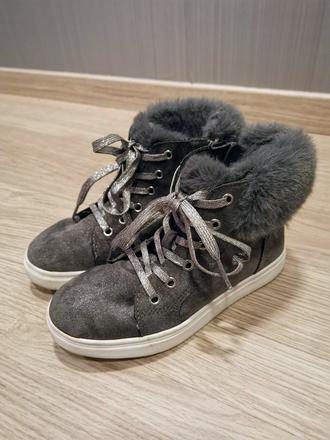 Zateplené tenisky s kožušinkou, 35