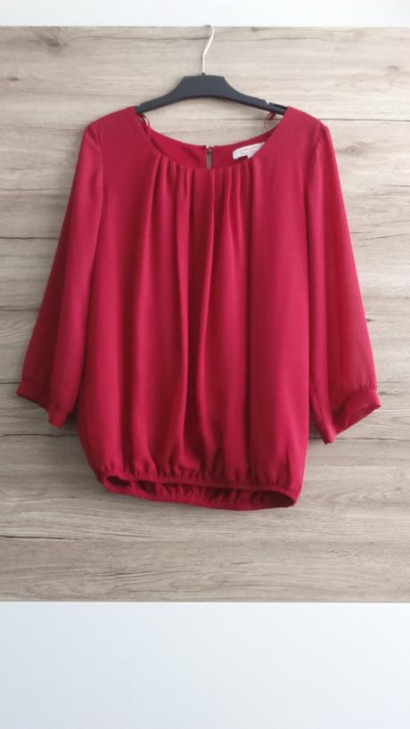 Červená blúzka, c&a,s