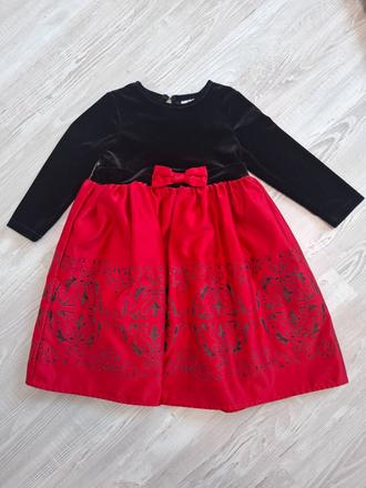 Červené / vianočné šaty, 98