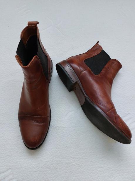 Kožené prechodné topánky 38, baťa,38