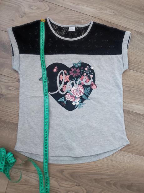 Tričko s cipkou, lindex,134