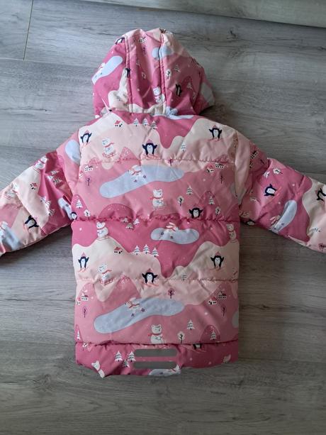 Zimna bunda dievčatko plus oteplováky z ponuky, sinsay,98