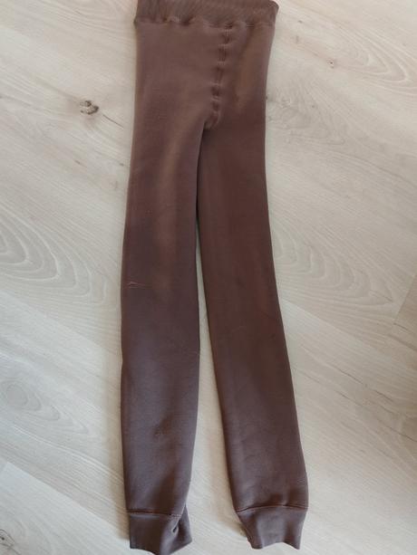Vyteplene hnedé legíny uni - xs s,m,l, 