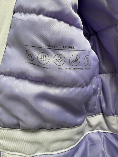 4f lyžiarska súprava-bunda,otepľovačky,rukavice, 122