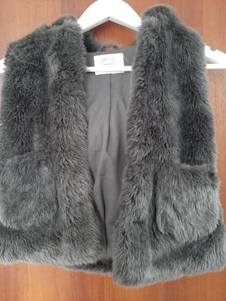 Kožušinková vesta zara, zara,116