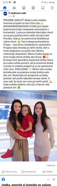 Pomoc pre bojovníčku Lucku