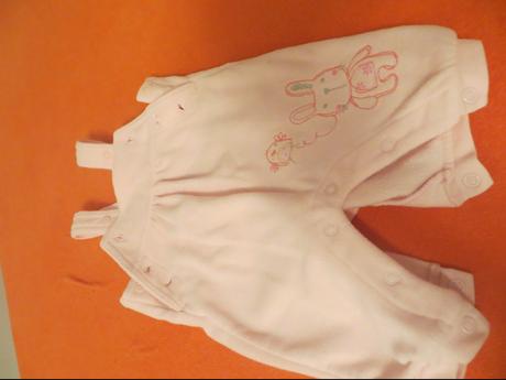 Ružové nohavice na traky, f&f,56