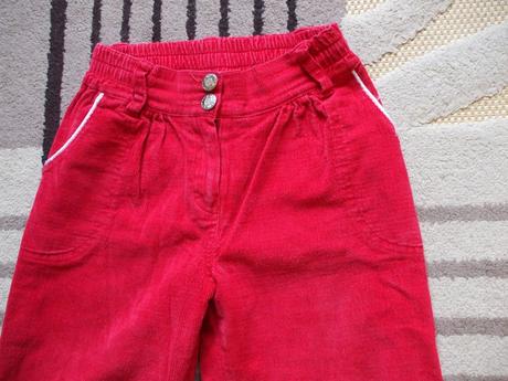 Kordové nohavice, modelko,134