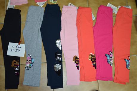 Detské bavlnené legínky, 80 - 176