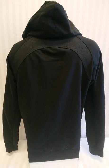 Pánska čierna mikina s kapucňou s nápismi, nike, s, nike,s