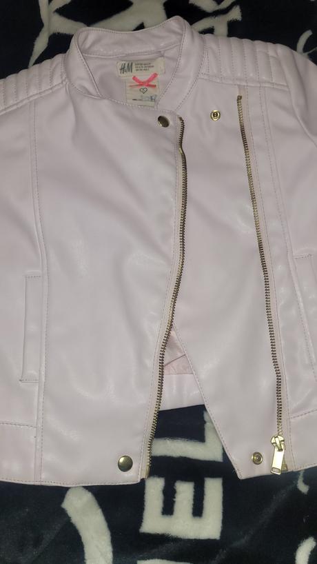 Koženková bunda, h&m,128