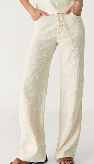Vyšívané nohavice, stradivarius,42