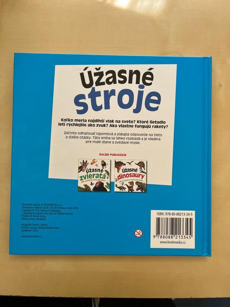 Kniha - úžasné stroje, 