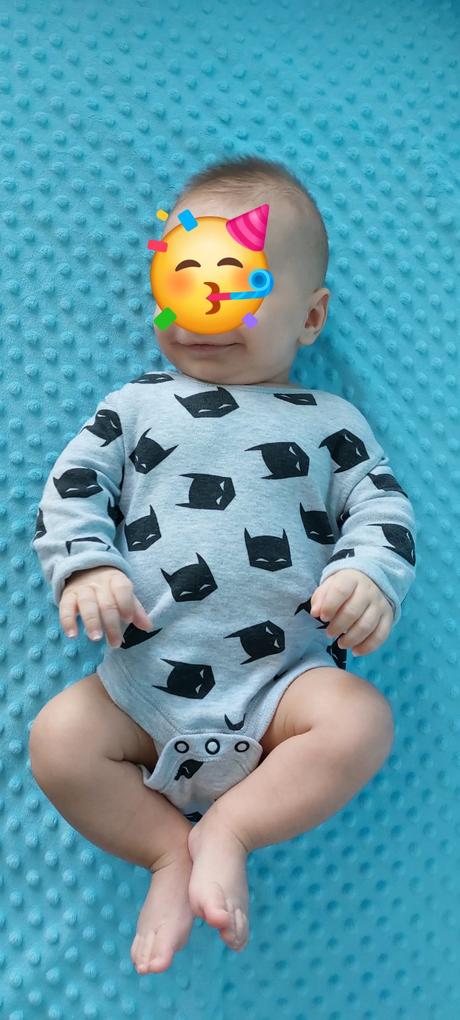 Súprava trakače a body batman, primark,62