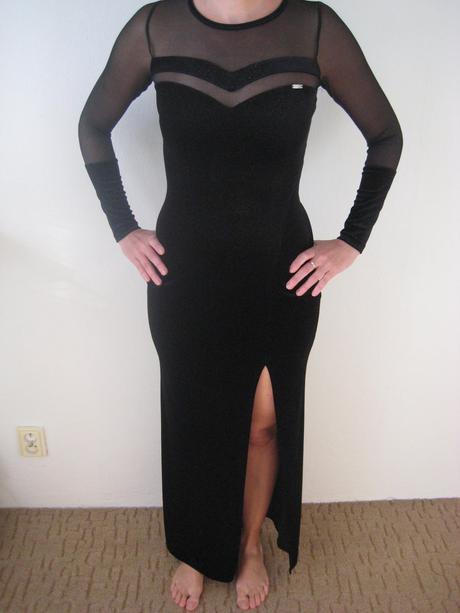 Spoločenské šaty rouge, s