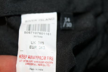 Pánske nohavice river isalnd v. 34/30, river island,34