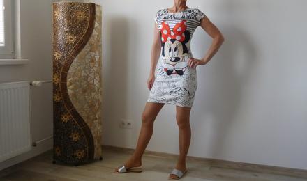 Šaty letné pružné mini-s,, s