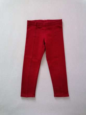 Zateplene leginy červene, h&m,104