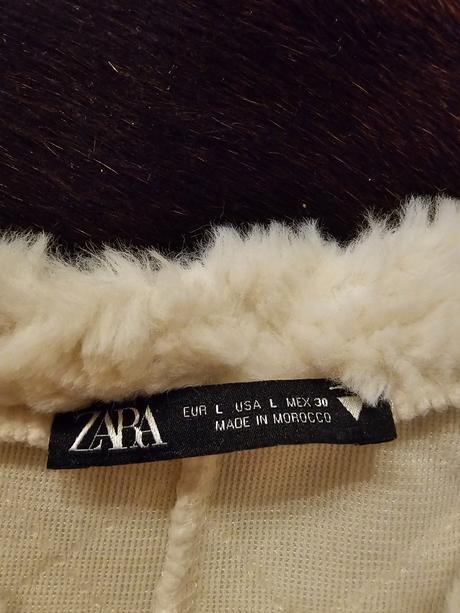 Huňatý croptop zara l, zara,l