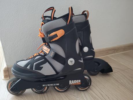 Detské kolieskové korčule k2 raider eur 35-40, 38