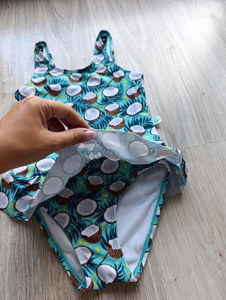 Dievčenské dedoles plavky - veľkosť 4-6 rokov, 110