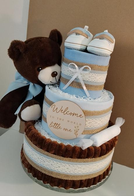 Plienková torta mackovo privítanie,