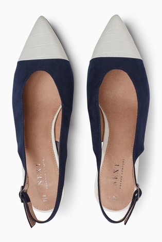 Lodičky s bielou špičkou, next,40