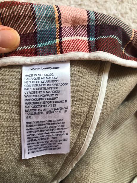 Farebná károvaná sukňa tommy hilfiger, s/36, tommy hilfiger,s