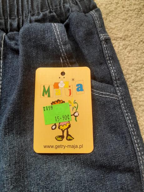 Oteplené nohavice nové, 110