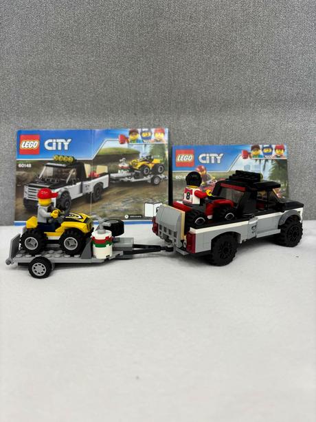 Lego city 60148 pretekársky tím štvorkoliek,