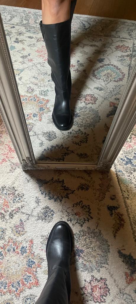 Kožené čižmy, zara,41