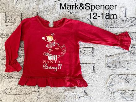 Tricko vianocne, marks & spencer,86